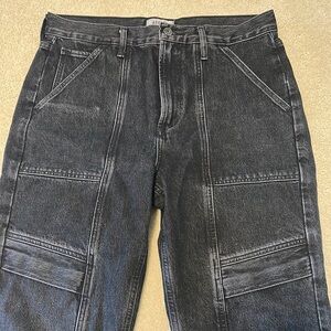 COPY - AGolde Black Denim Jeans cargo size 28